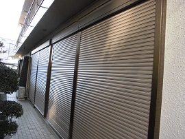 外部シャッター工事　アフター