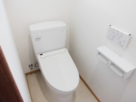 トイレリホーム工事　アフター